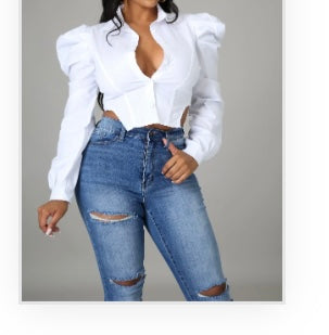 Ashley Top - White