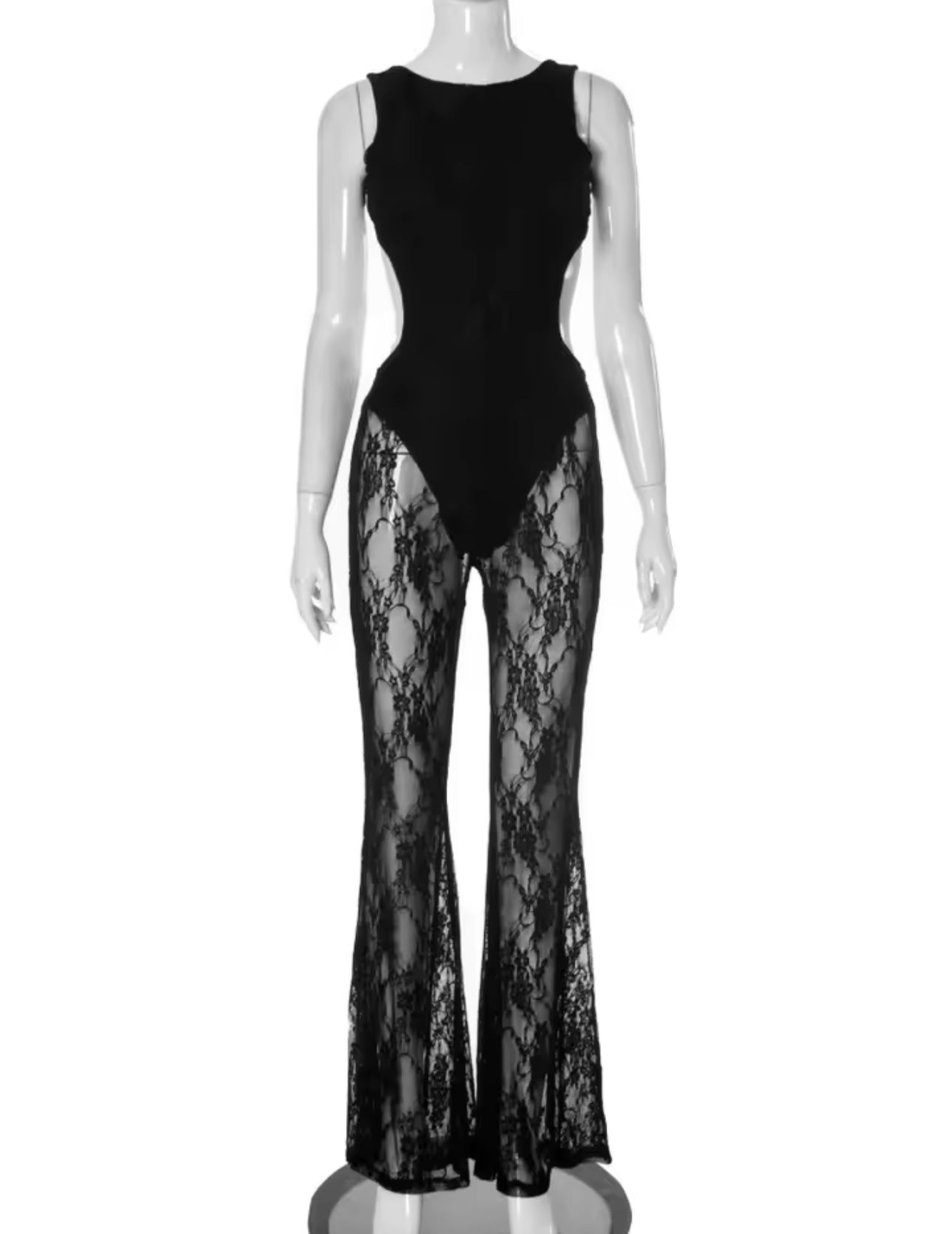 Lace Black Jumpsuit