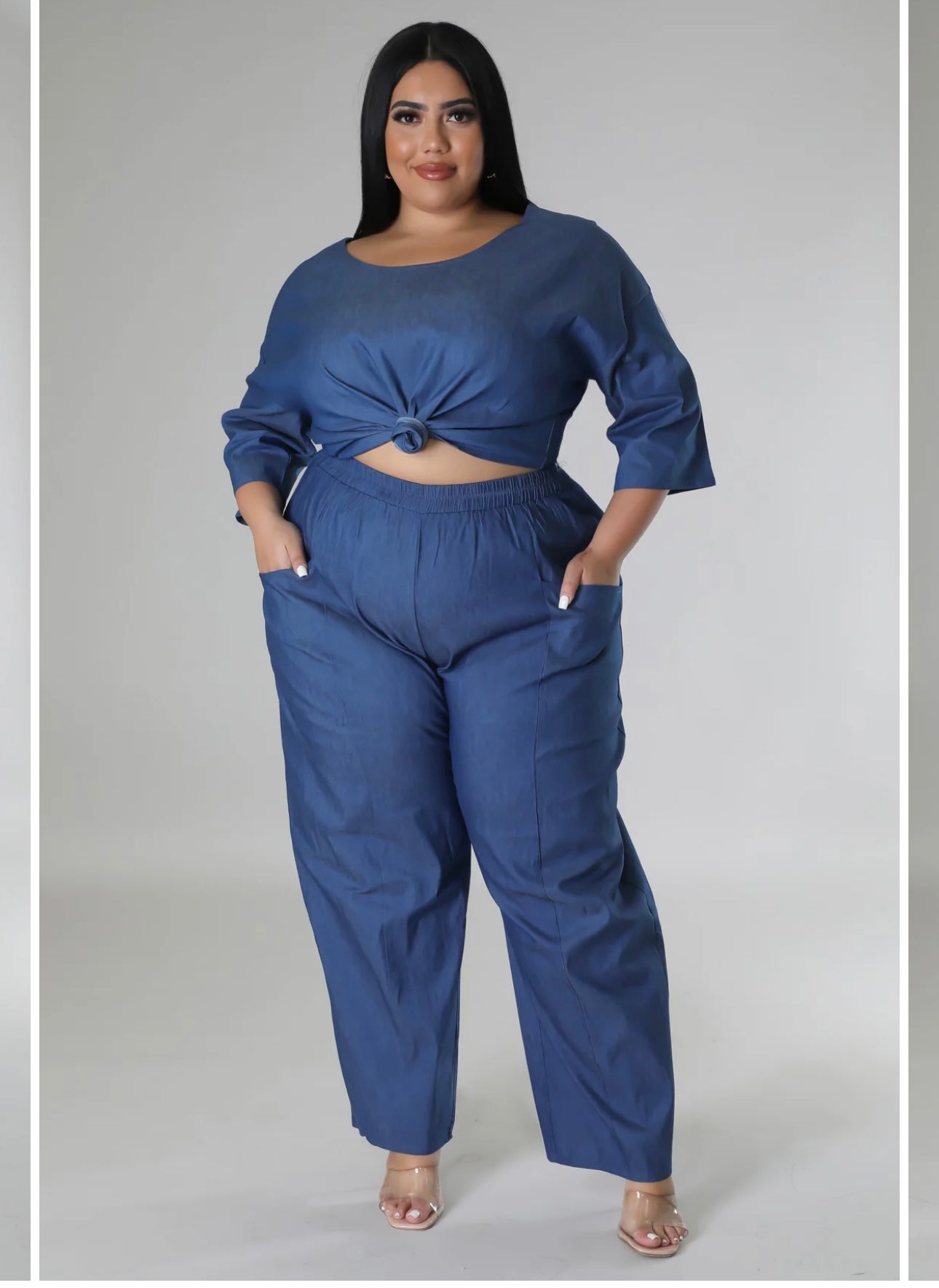 Keep Up With Me Denim Set