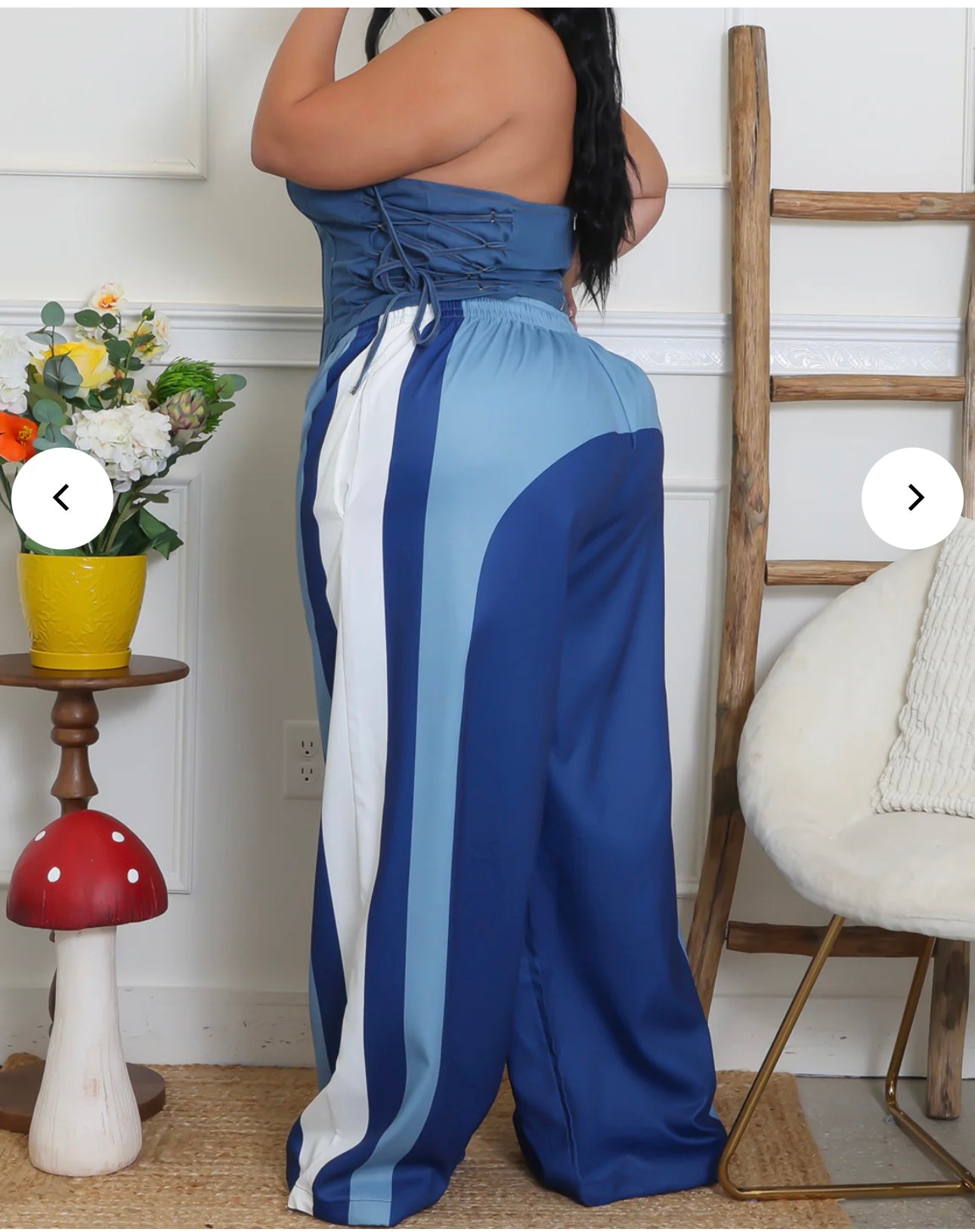 Girl Blue Pants - Blue