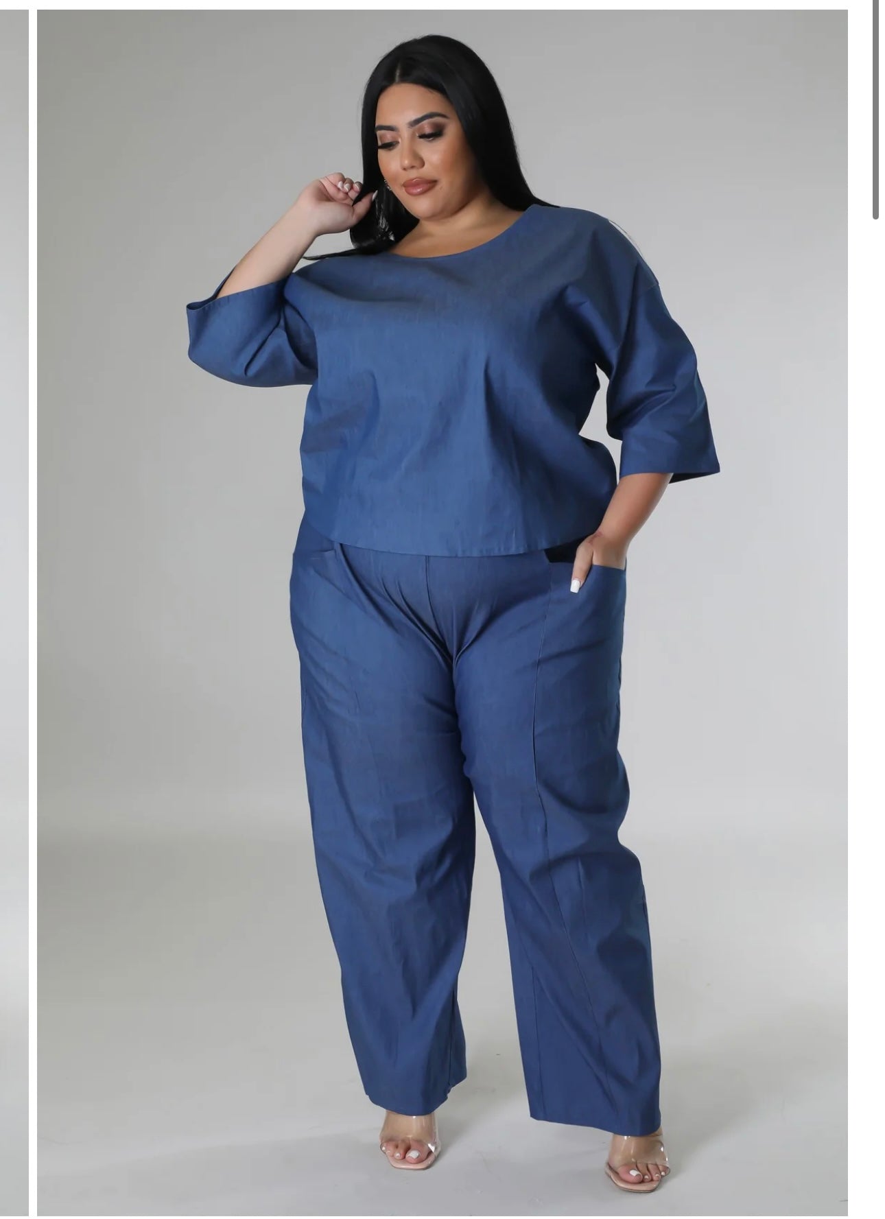 Keep Up With Me Denim Set