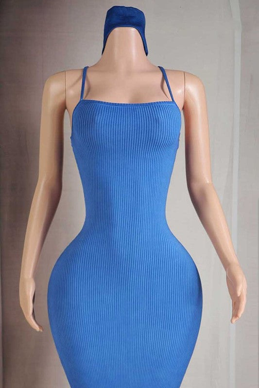Pretty Vixen Dress - Blue