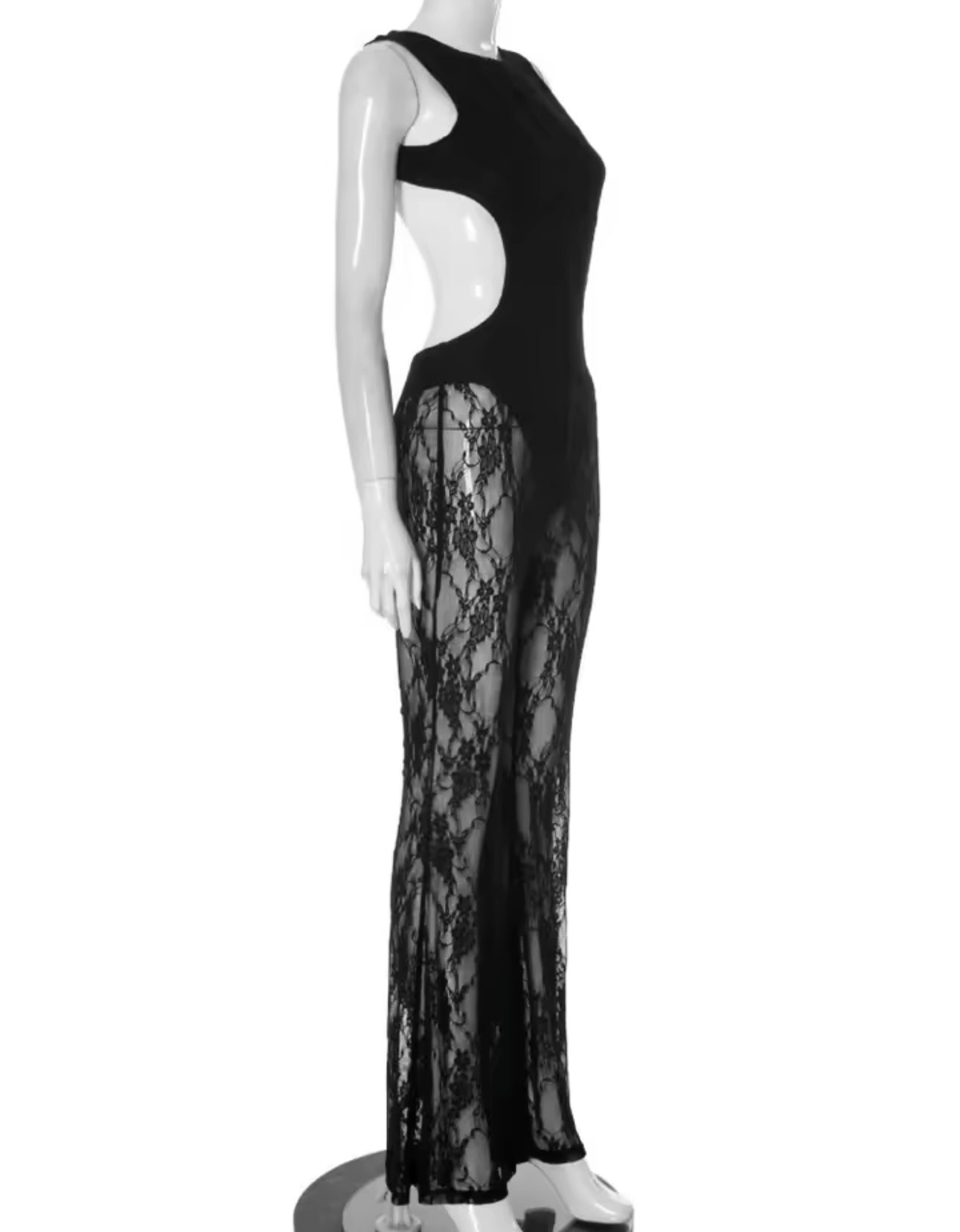 Lace Black Jumpsuit
