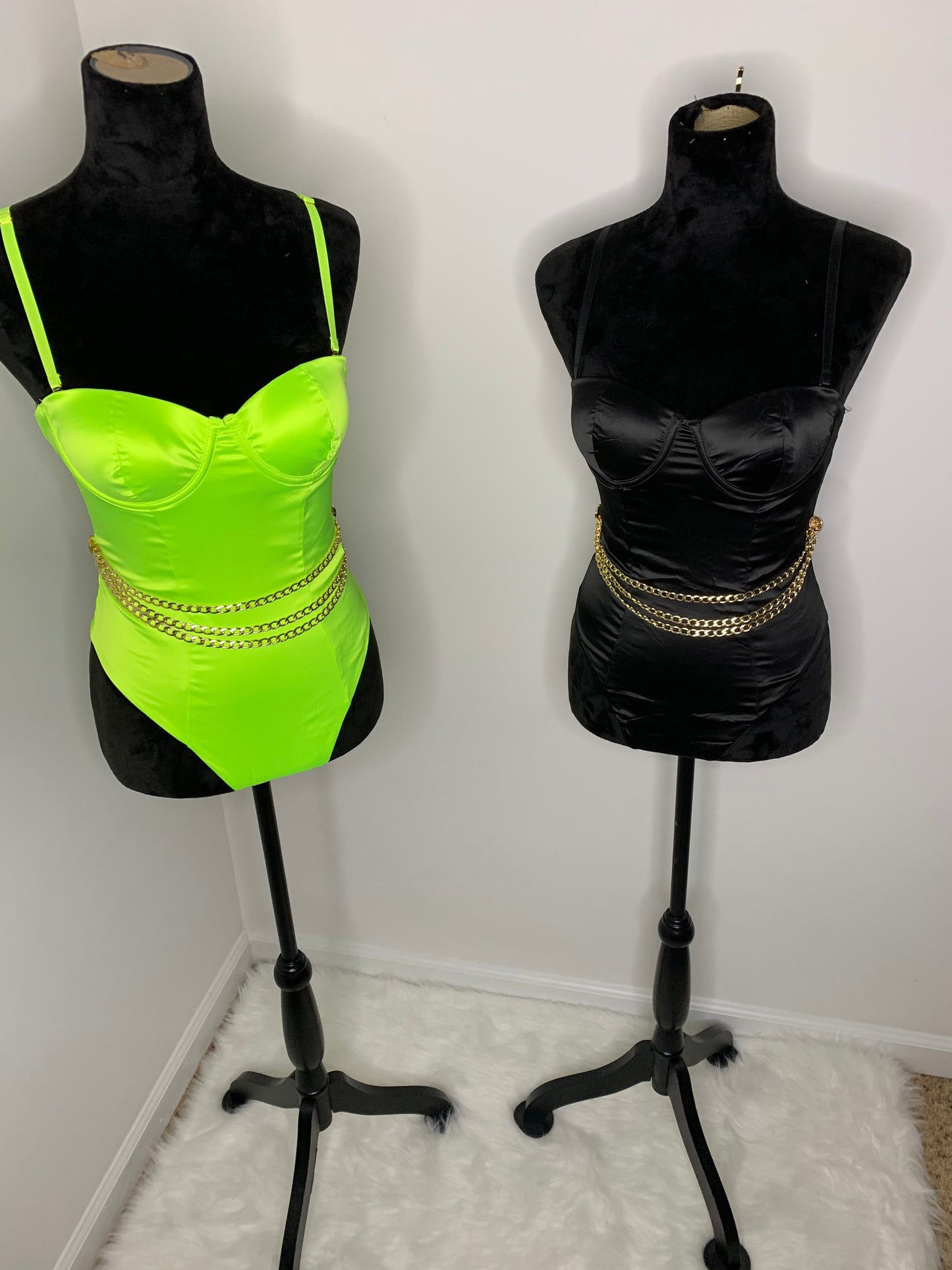 Stretch Satin Bodysuit