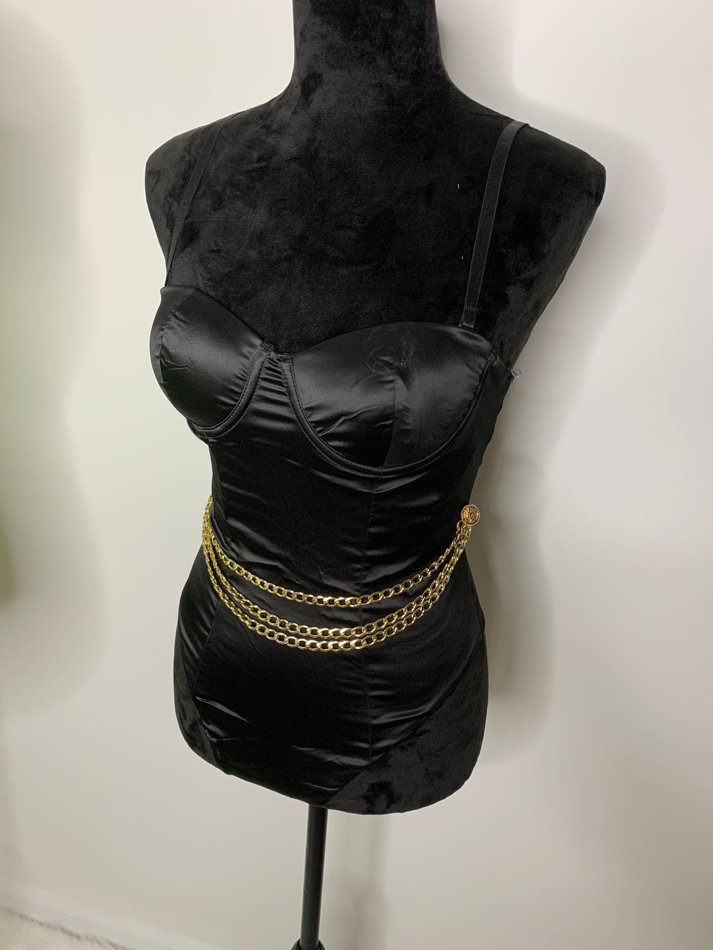 Stretch Satin Bodysuit