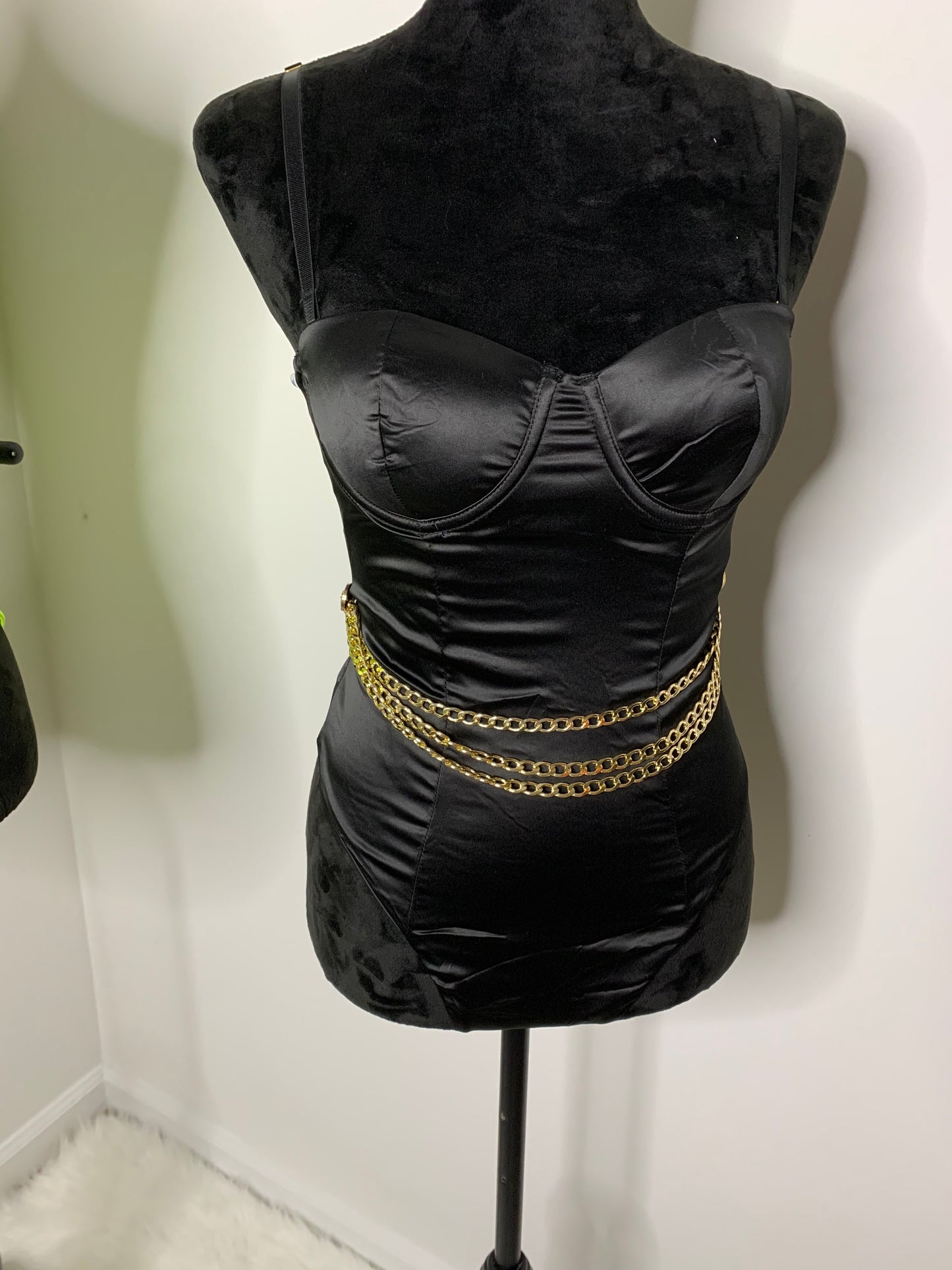 Stretch Satin Bodysuit