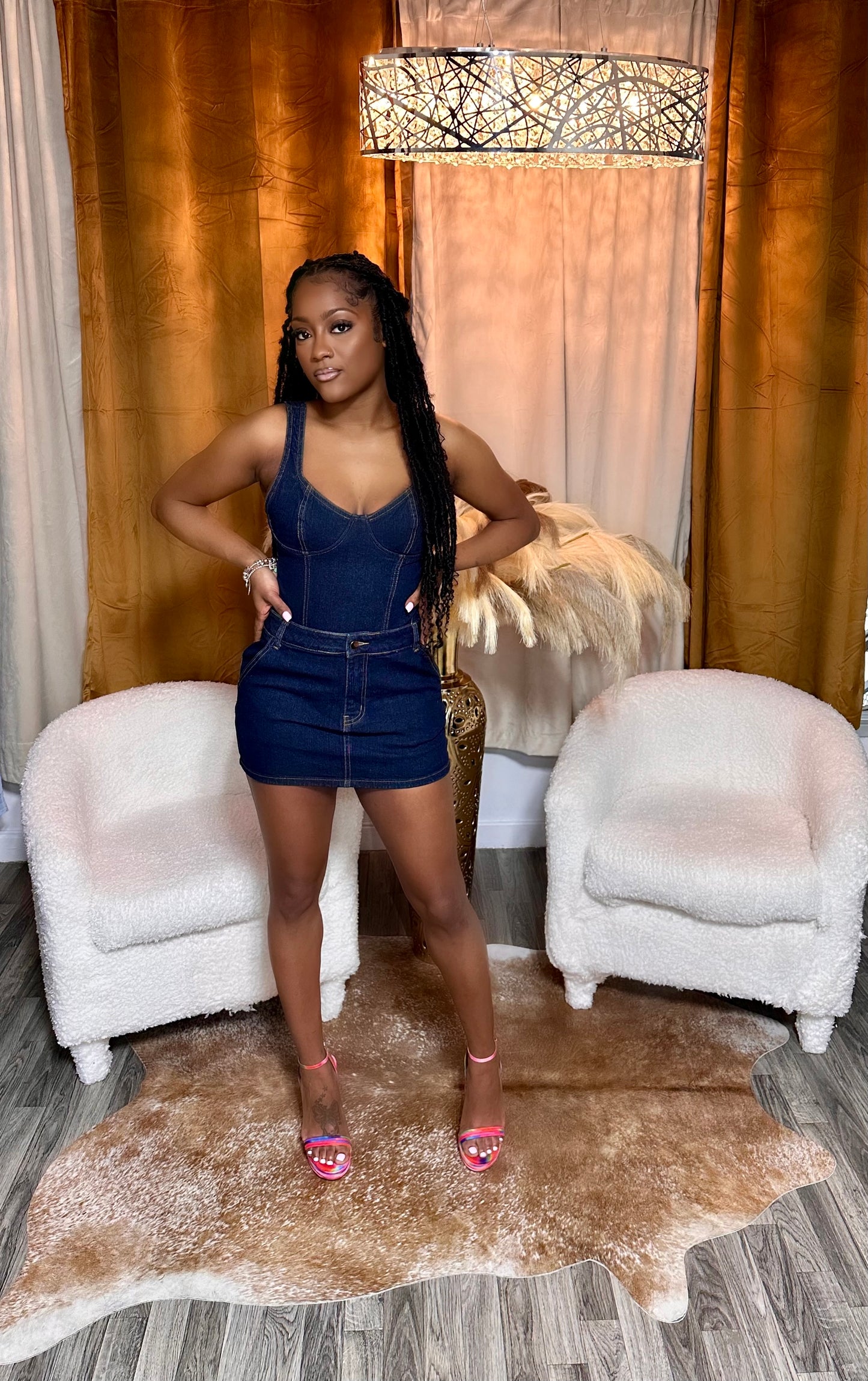 Alicia Denim Set